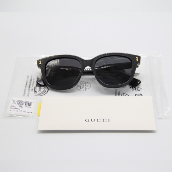 NEW GUCCI GG1264S 001 BLACK SUNGLASSES - Picture 14 of 15